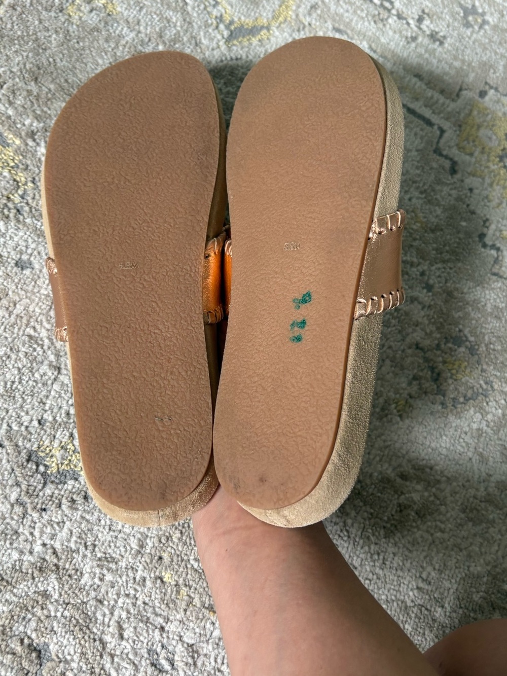 Jack Rogers Jacks Comfort Sandals in Rose Gold size 8.5 - Picture 8 of 8